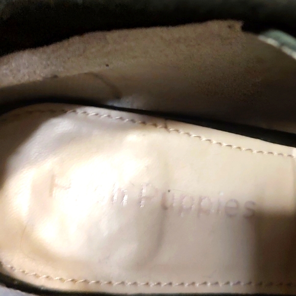 🐈⬛ Glorious RARE Vintage Hush Puppies Velvet Ribbon Spectator Booties - 7.5M - Picture 15 of 16